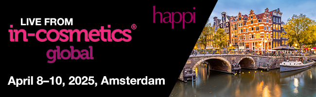 Happi Live from in-cosmetics Global